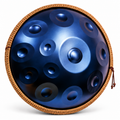 Handpan Éclipse Bleu 12 Notes - Ré Mineur Kurd 432 Hz