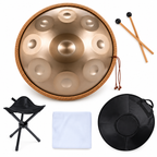 Handpan Auréa Doré 9 Notes en Sol Mineur - 440 Hz