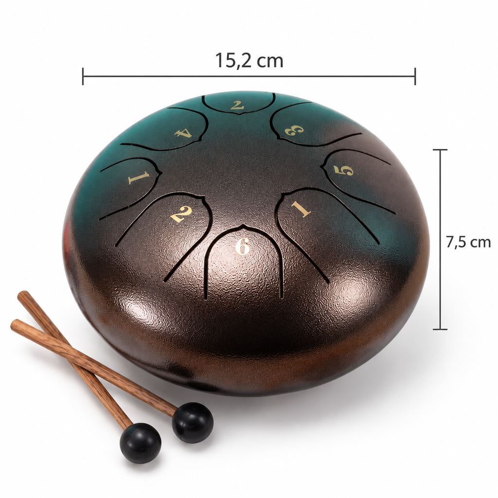 Tongue Drum Éolia Bronze 8 Notes - D5
