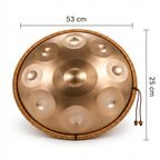 Handpan Soléna Doré 12 Notes en Ré Mineur - 440 Hz