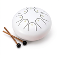 Tongue Drum Éolia Blanc 8 Notes - D5