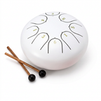 Tongue Drum Éolia Blanc 8 Notes - D5
