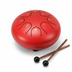 Tongue Drum Éolia Rouge 8 Notes - D5