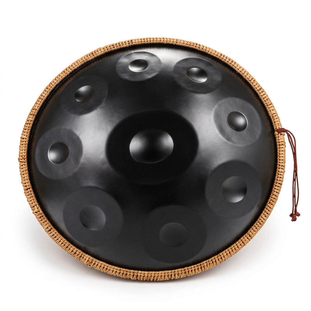 Handpan Auréa Noir 9 Notes en Sol Mineur - 440 Hz