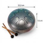 Tongue Drum Éolia Argenté 8 Notes - D5