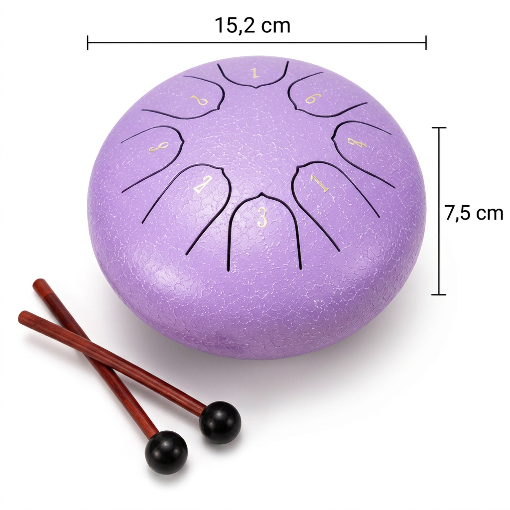 Tongue Drum Éolia Violet 8 Notes - D5