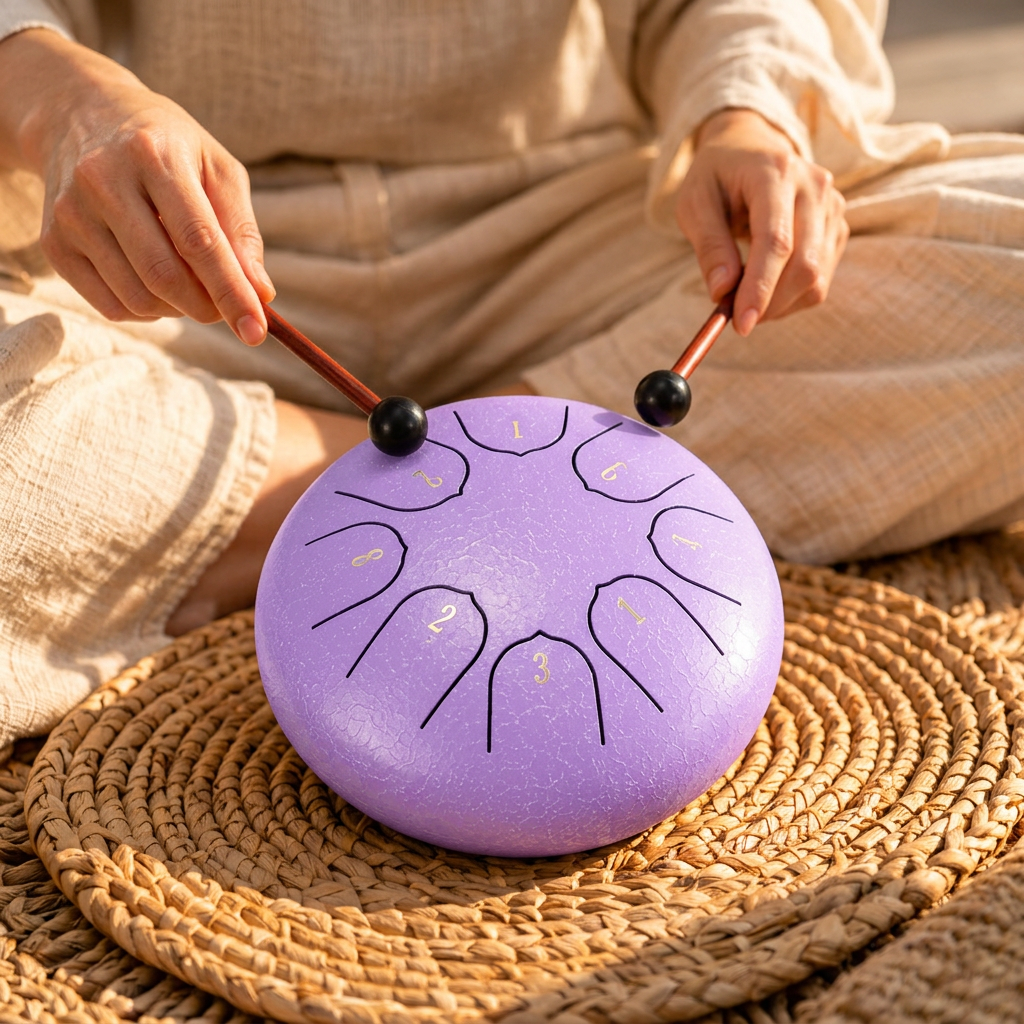 Tongue Drum Éolia Violet 8 Notes - D5