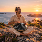 Handpan Auréa Noir 9 Notes en Sol Mineur - 440 Hz