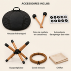 Handpan Nahara Doré 10 Notes en Ré Mineur - 432 Hz