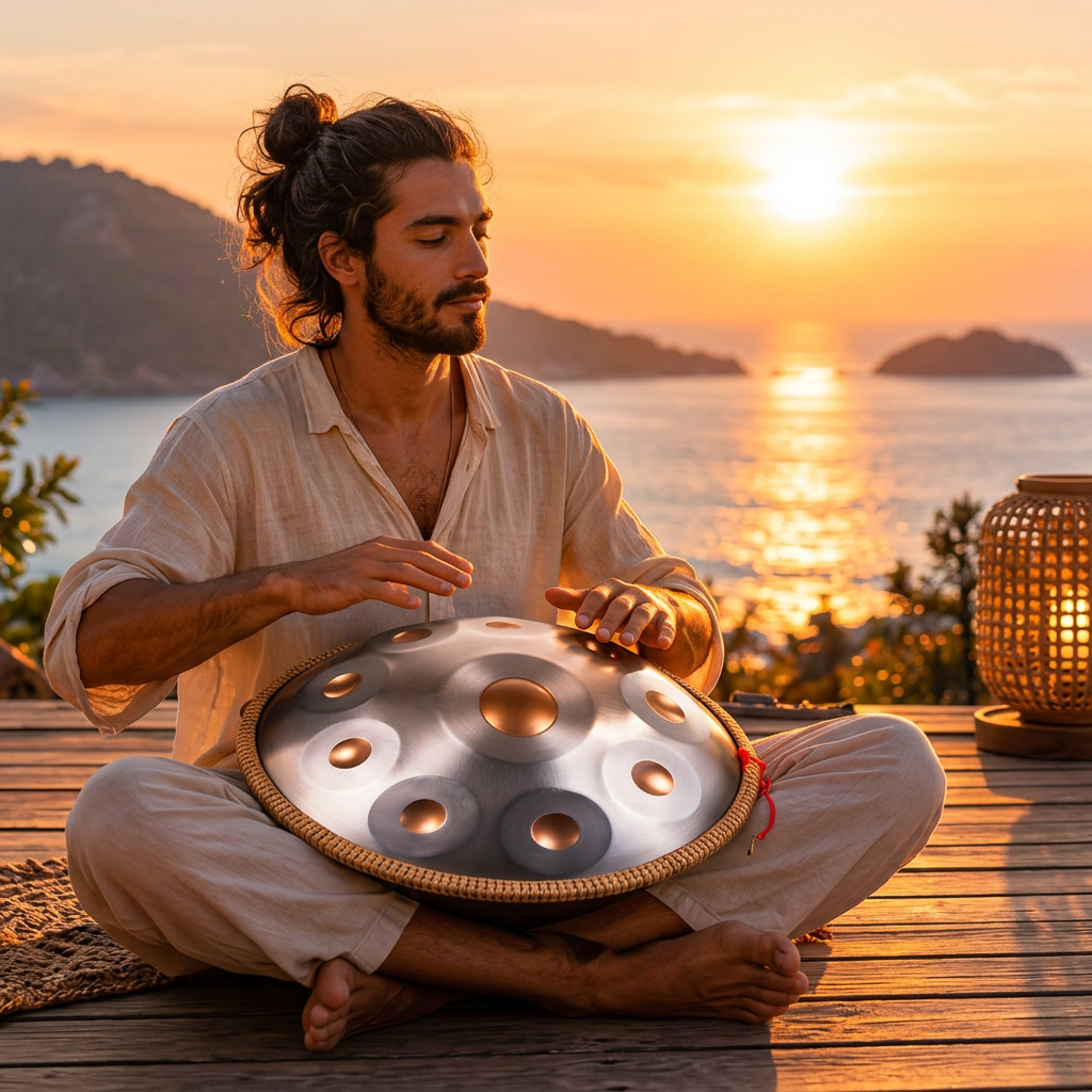 Handpan 10 Notes Kurd 22 Pouces - 440 Hz