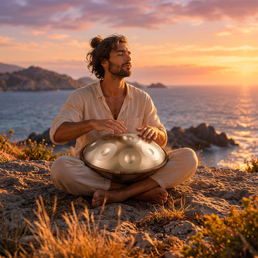 Handpan Kalea 10 Notes en Ré Mineur Kurd - 440 Hz