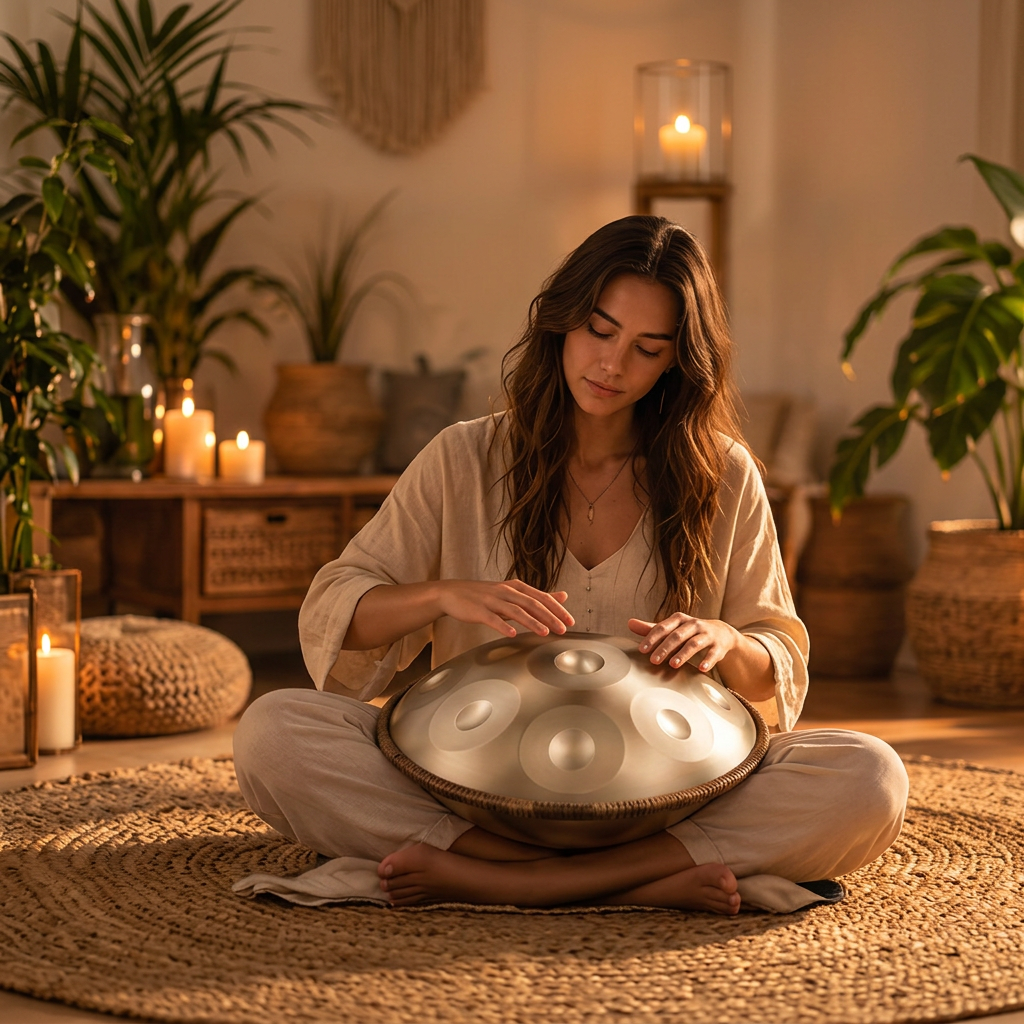Handpan Kalea 10 Notes en Ré Mineur Kurd - 440 Hz